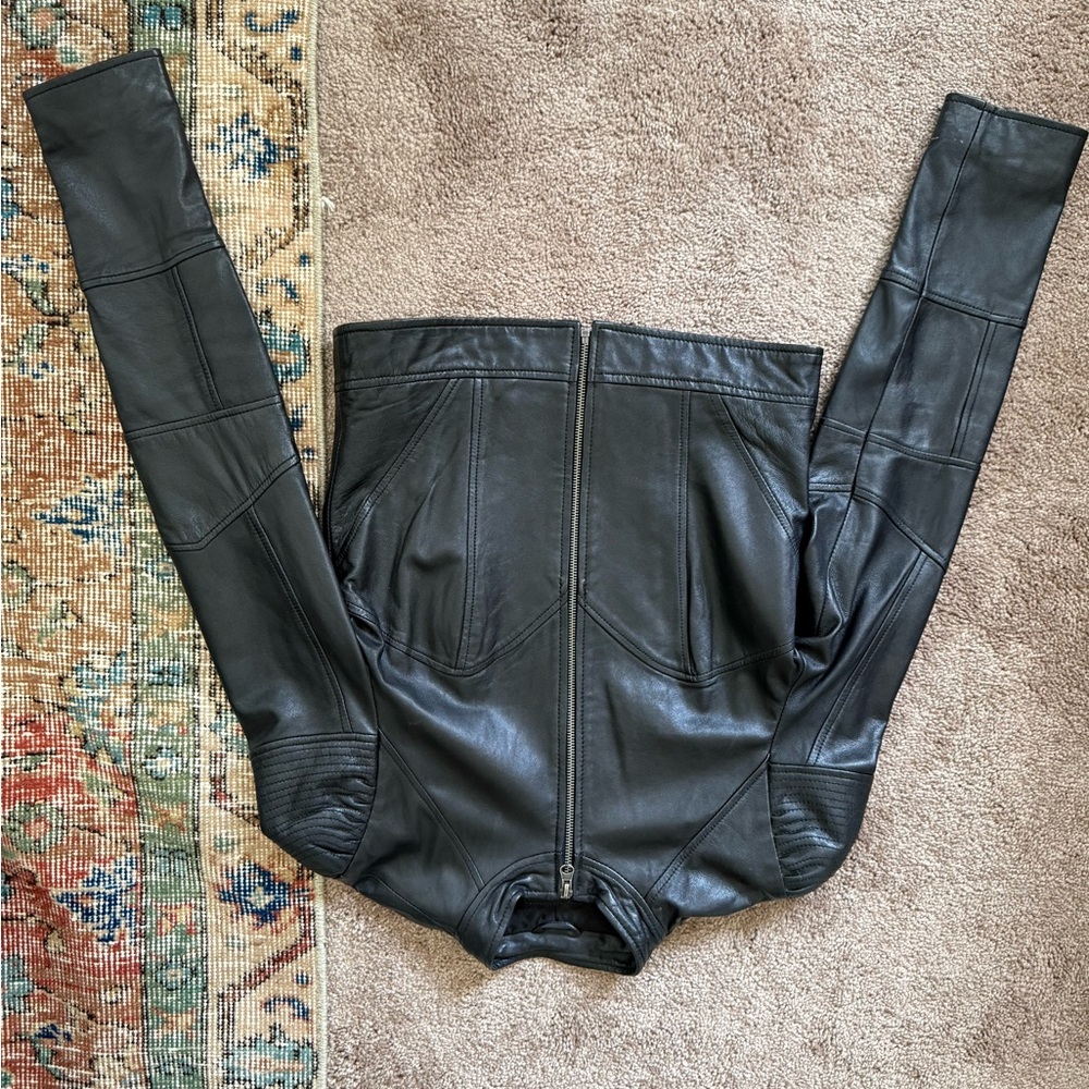 Bebe Black Leather Jacket